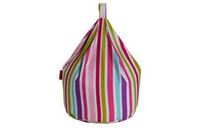 Striped Pink Beanbag Striped Pink Beanbag